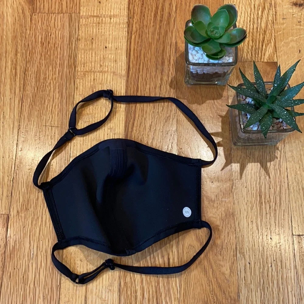 Lululemon Black Camo Face Mask Double Strap Unisex